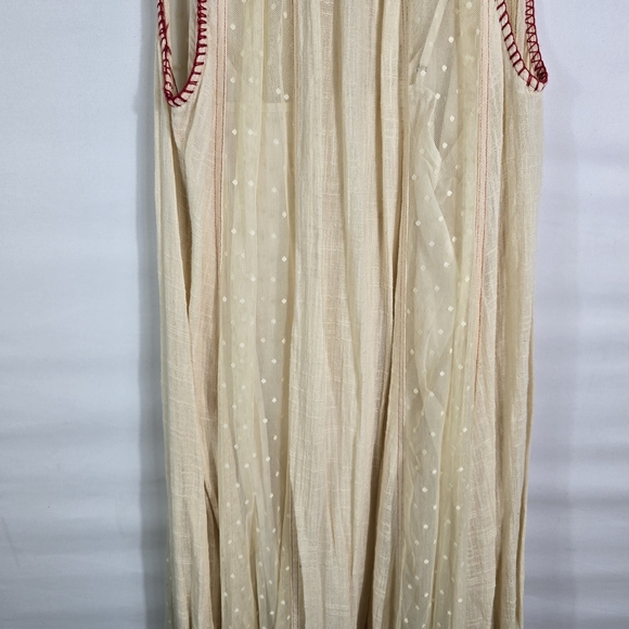 Boho Jane Cream Tassel Maxi Dress Size S - Picture 13 of 16